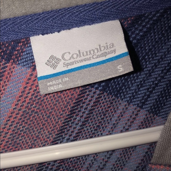 columbia flannel hoodie - Picture 3 of 3